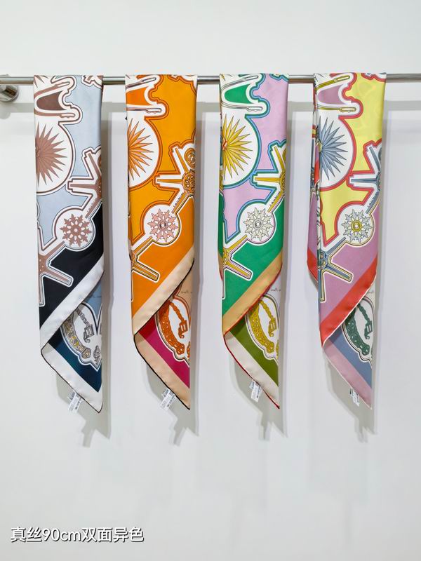 Hermes Silk Scarf 90X90cm E060620